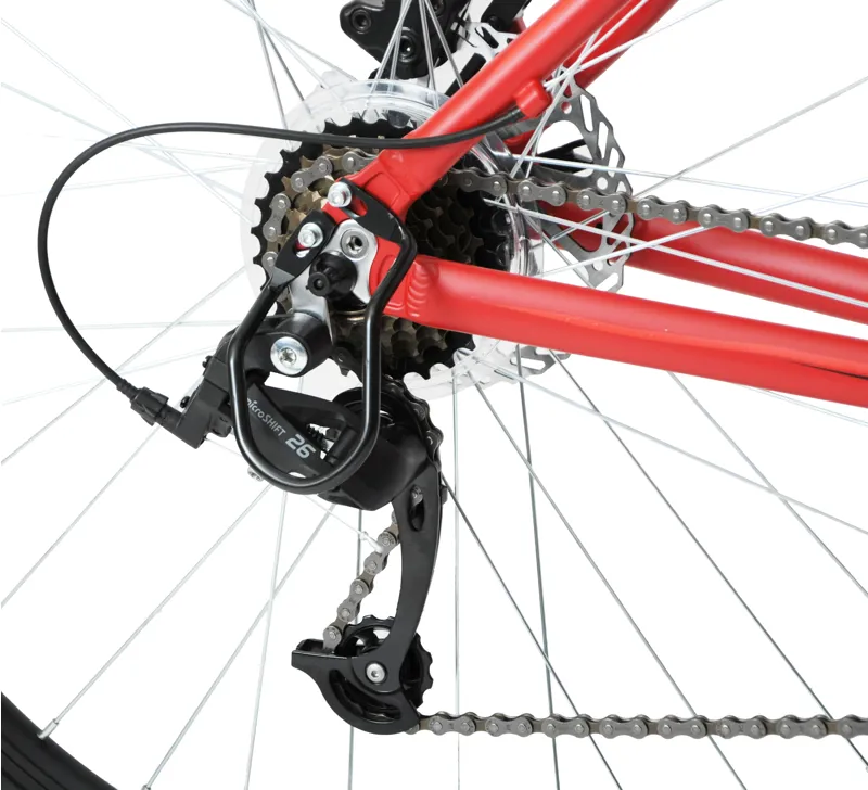 Ammaco Road Runner Pro D 700c Sports Hybrid Red-4